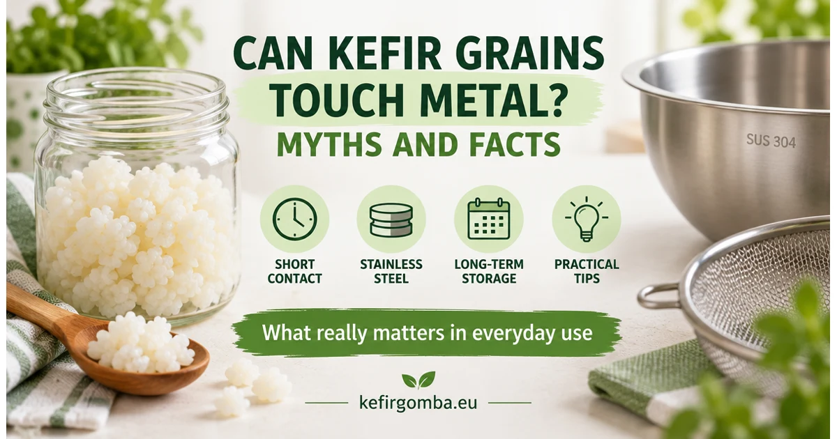 Can Kefir Grains Touch Metal? Common Misconceptions vs. Reality