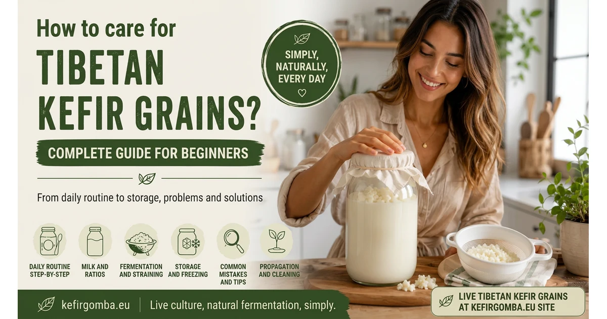How to Care for Tibetan Kefir Grains? – A Complete Guide for Beginners
