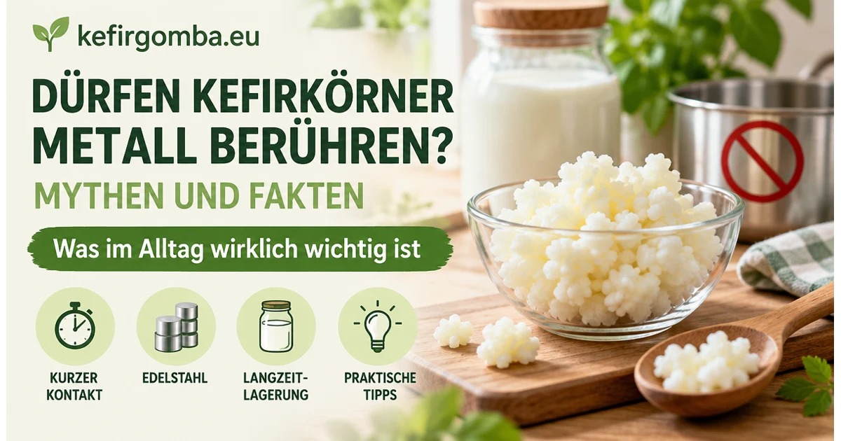 Dürfen tibetische Kefirkörner mit Metall in Kontakt kommen? Volksglaube und Realität