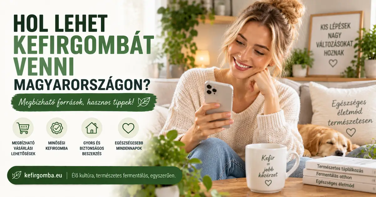 Hol lehet kefirgombát venni Magyarországon – megbízható vásárlási lehetőségek és tippek