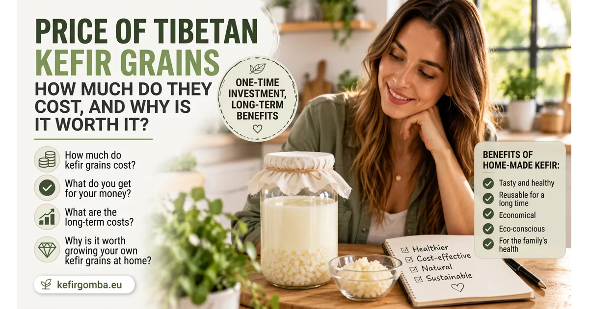 Tibetan Milk Kefir Grains Price – How Much Does It Cost, and Is It Worth It?