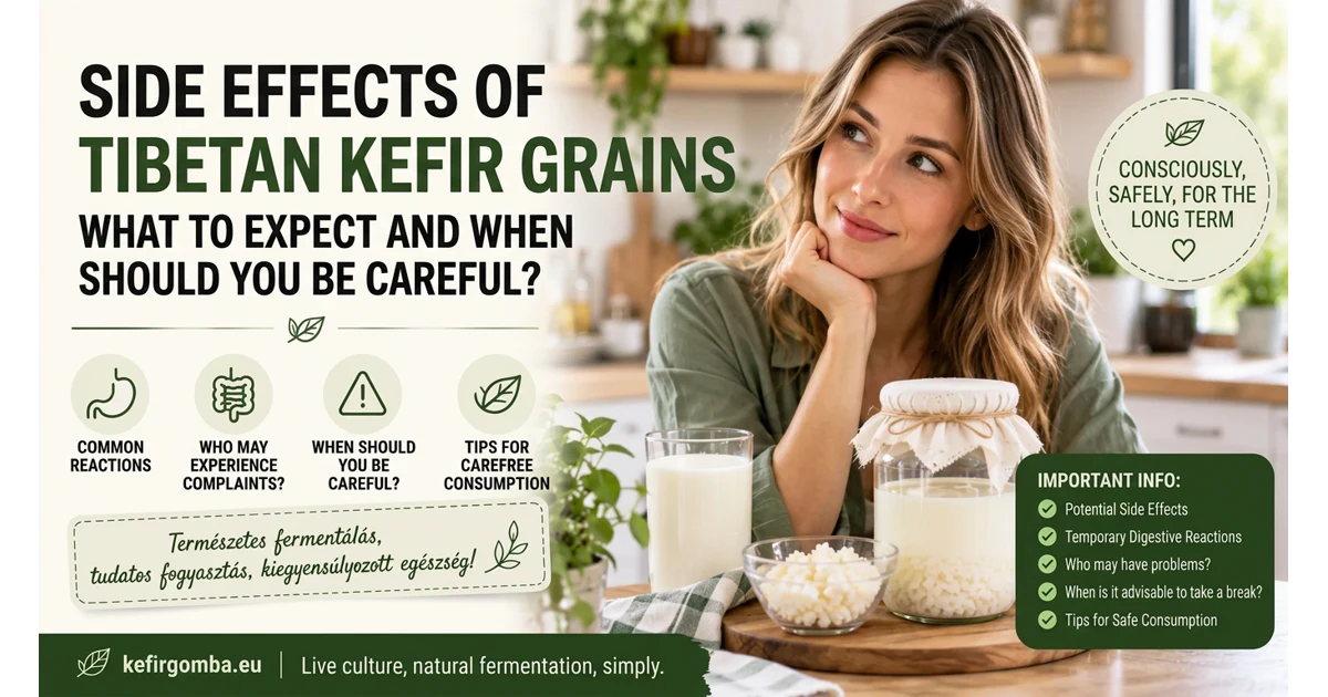 Tibetan Milk Kefir Grains Side Effects – What to Expect and When to Be Cautious?