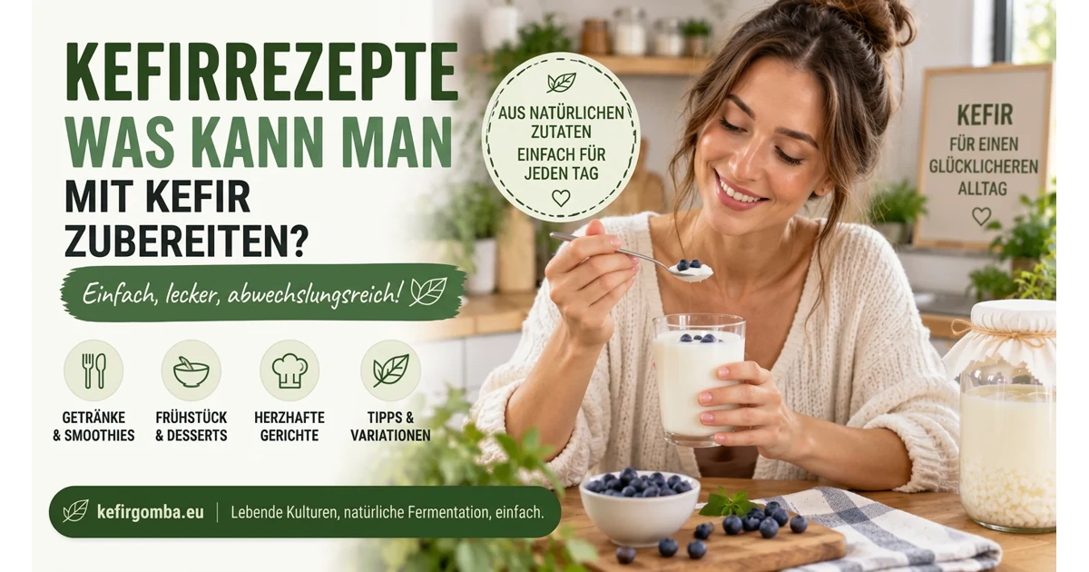 Tibetische Kefirkörner Rezepte – Was kann man mit dem fertigen Kefir zubereiten?