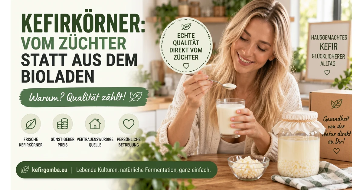 Tibetische Kefirkörner: Bio-Laden oder direkt vom Produzenten – lohnt es sich?
