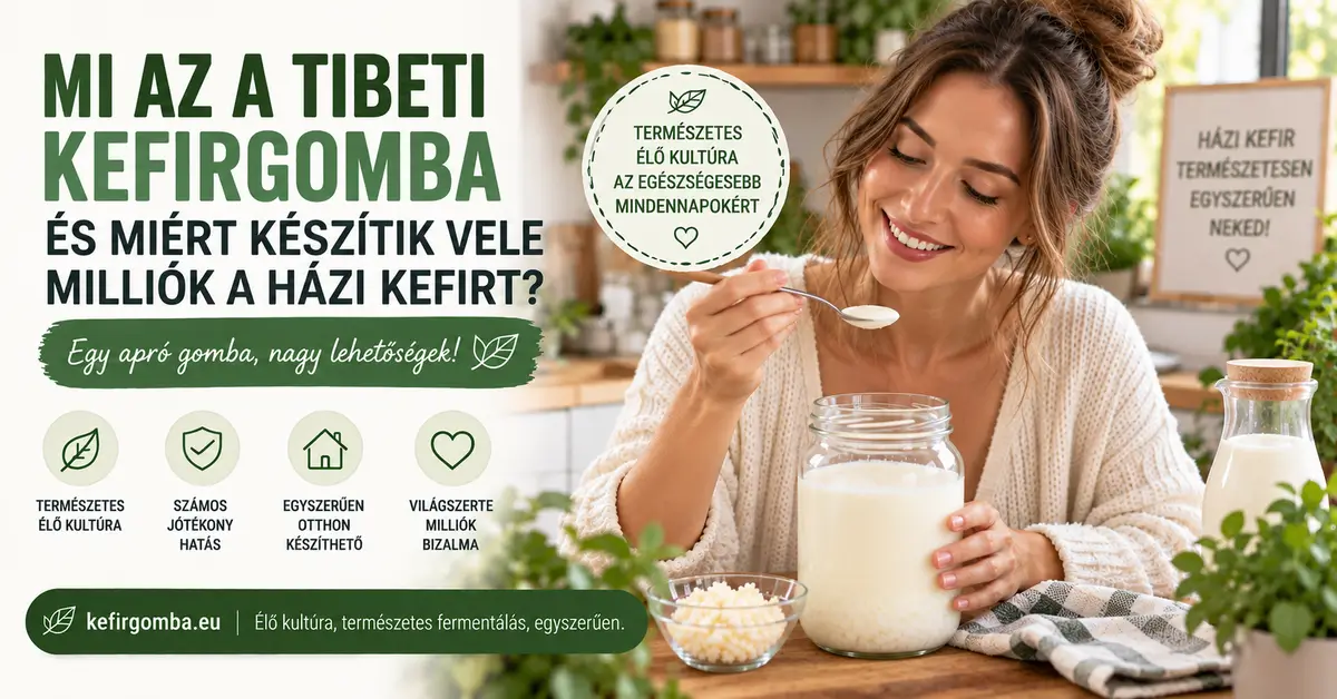 Mi az a Tibeti kefirgomba, és miért készítik vele milliók a házi kefirt?