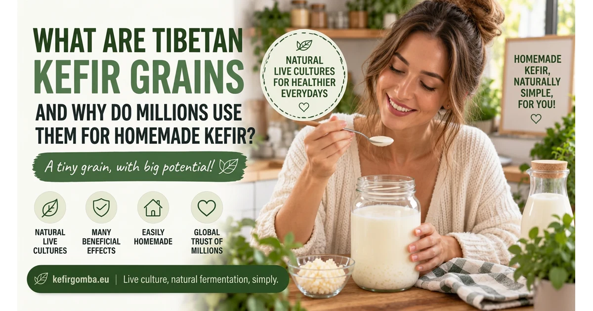What are Tibetan Milk Kefir Grains, and Why Do Millions Use Them to Make Homemade Kefir?
