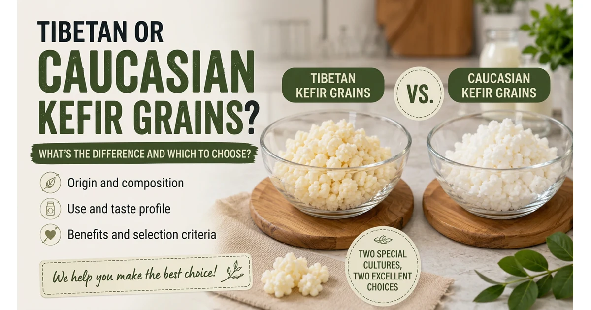 Tibetan or Caucasian Kefir Grains? – What's the Difference and Which Should You Choose?